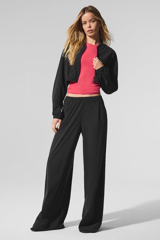 Breezy Cropped Jacket / Wide Leg Pants (Set)