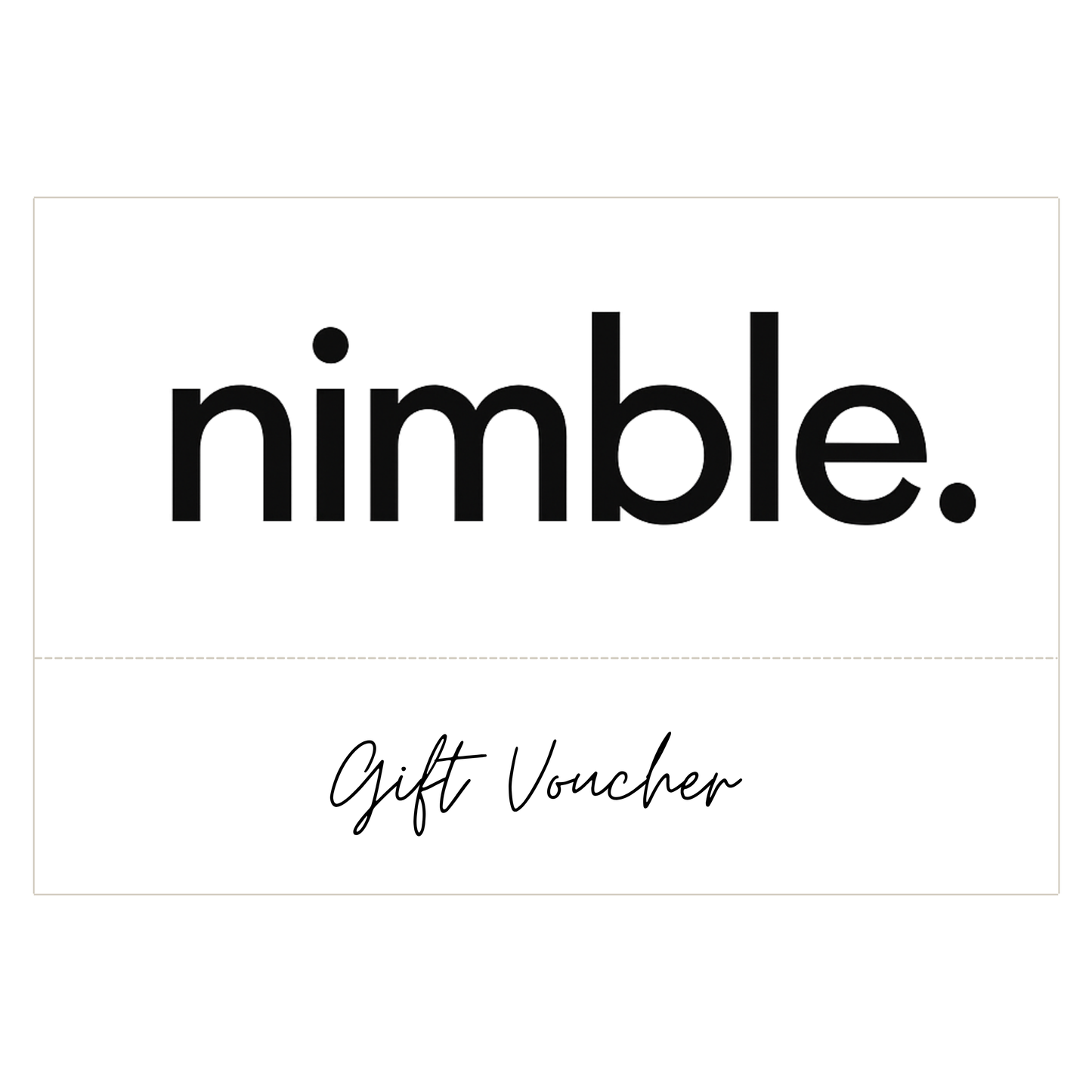 nimble. Gift Card