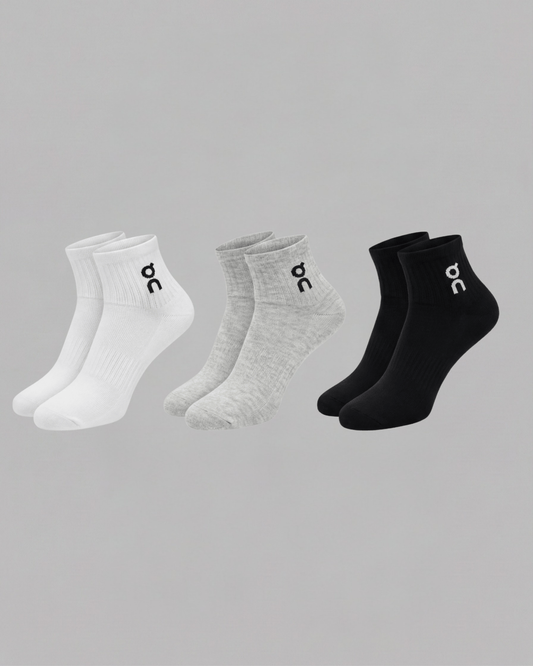 Logo Mid Socks (3 Pack)