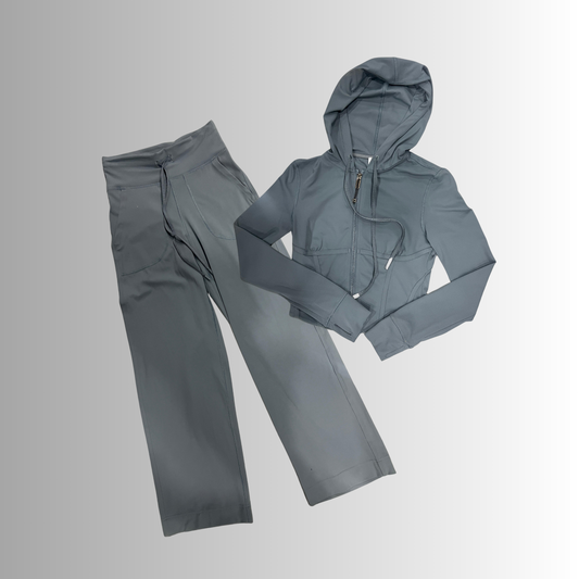 Cropped Jacket and Pant Set