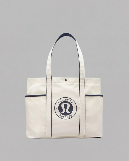 Daily Multi-Pocket Canvas Tote Bag 20L