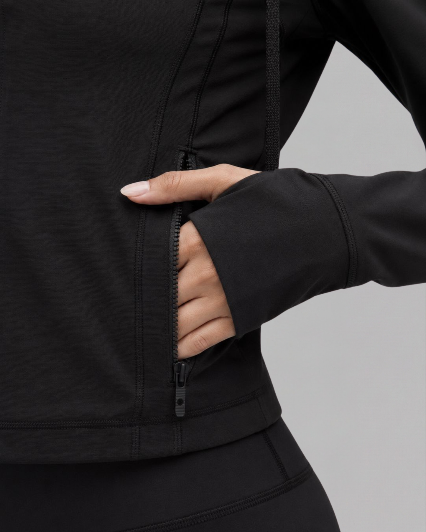 Cropped Hooded Define Jacket Full Mesh Nulu