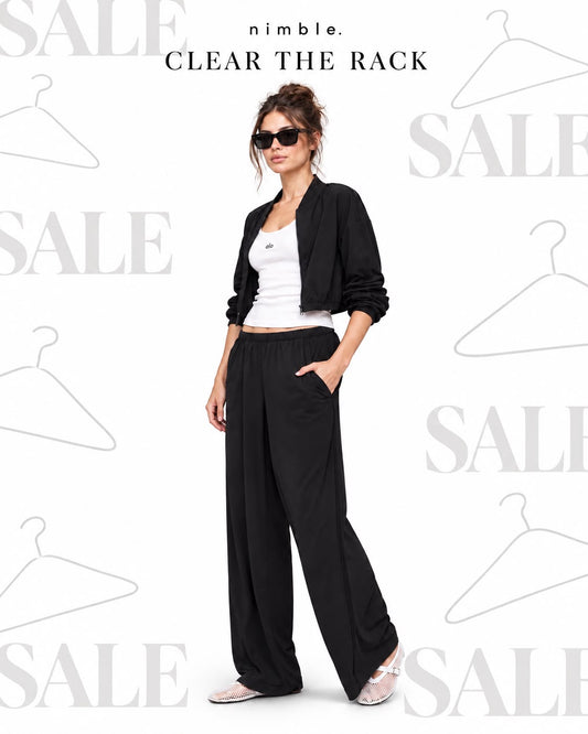 Breezy Cropped Jacket / Wide Leg Pants (Set)