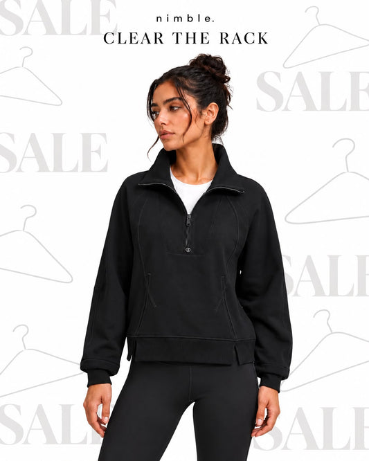 Scuba Oversized Half Zip Pullover