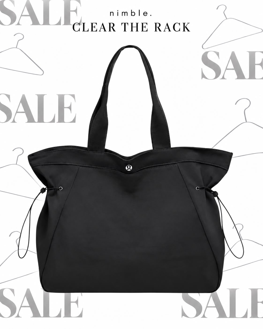 Side-Cinch Shopper Bag 18L